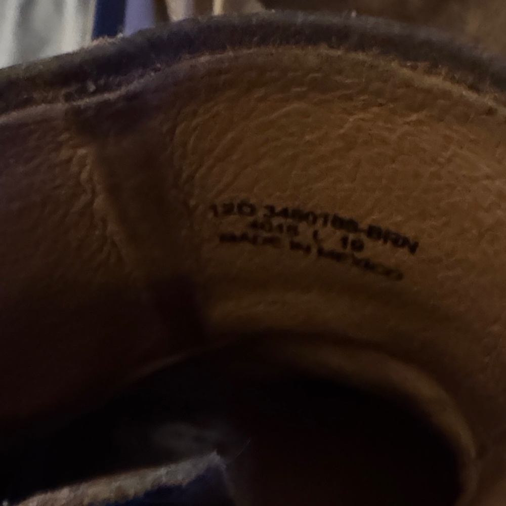 Frye Men's Dark Brown Suede Zip Ankle Boots - Picture 3 of 4